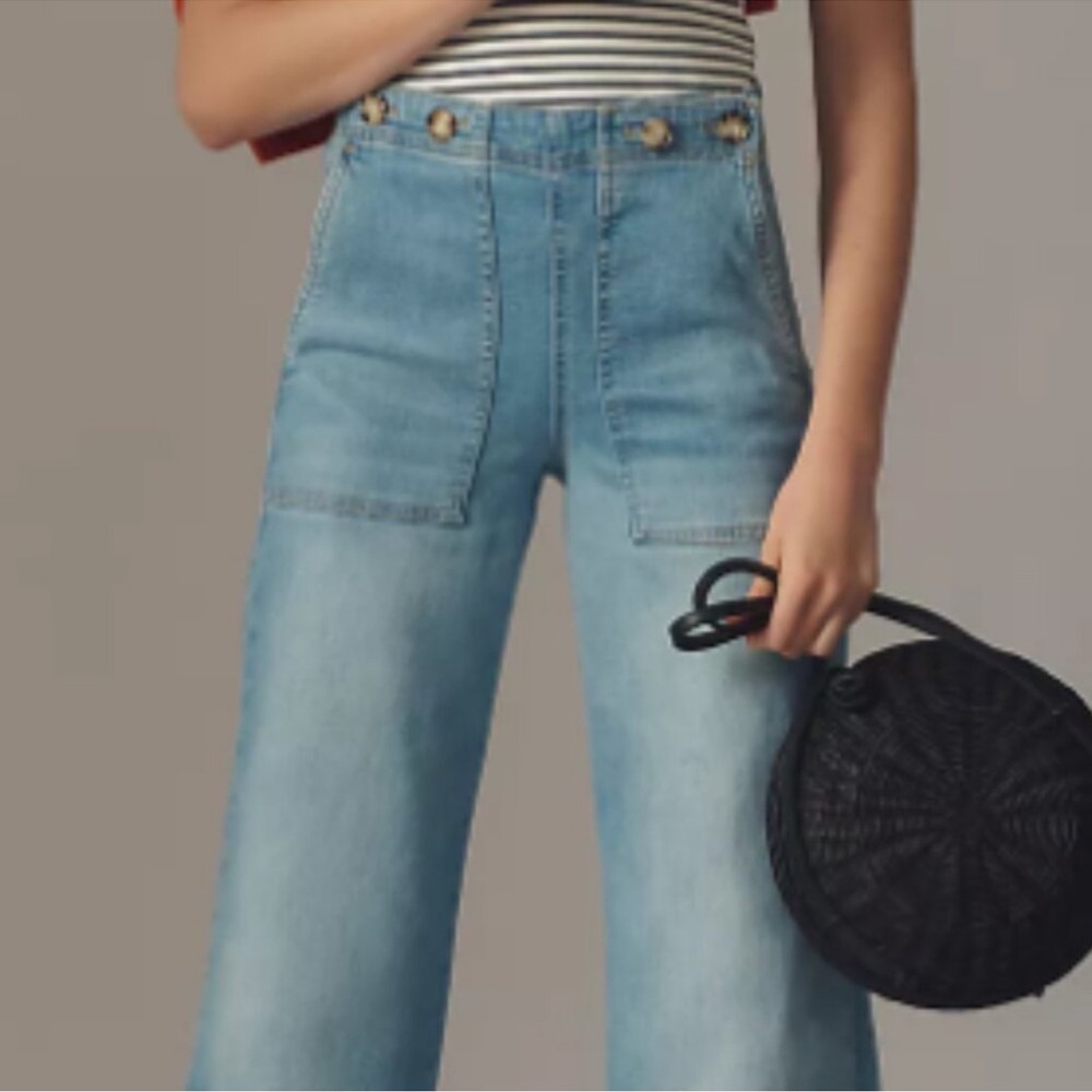 Anthropologie Pilcro The Kit Light Denim Jeans